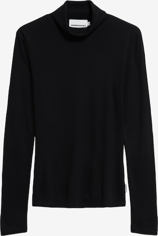 ARMEDANGELS Shirt ' GRAZILIAA WOOL BLEND ' in Zwart: voorkant