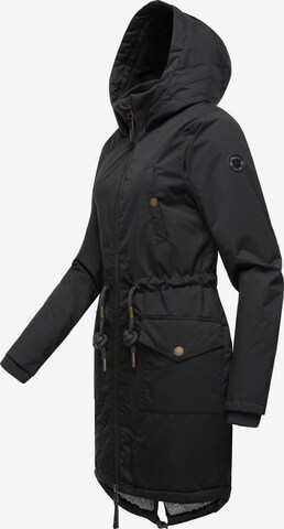 Parka d’hiver 'Crescend' Ragwear en noir