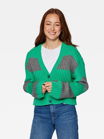 Mavi Knit Cardigan in Green: front