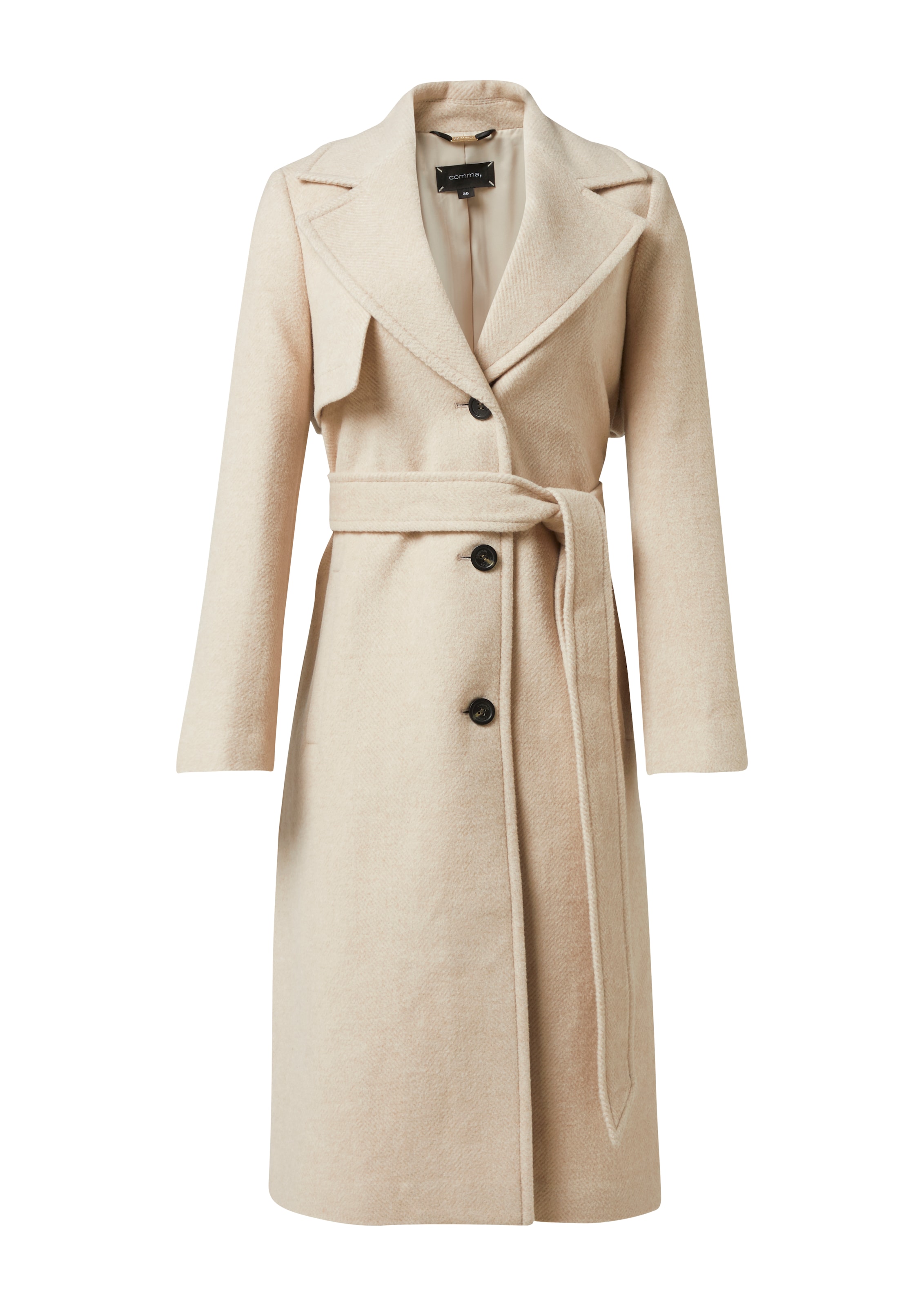 COMMA Mantel in Beige: Vorderseite