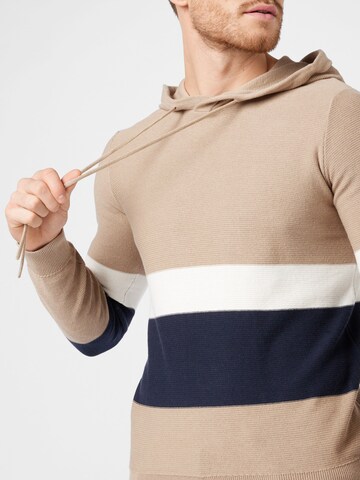 JACK & JONES Sweater 'ROSS' in Brown