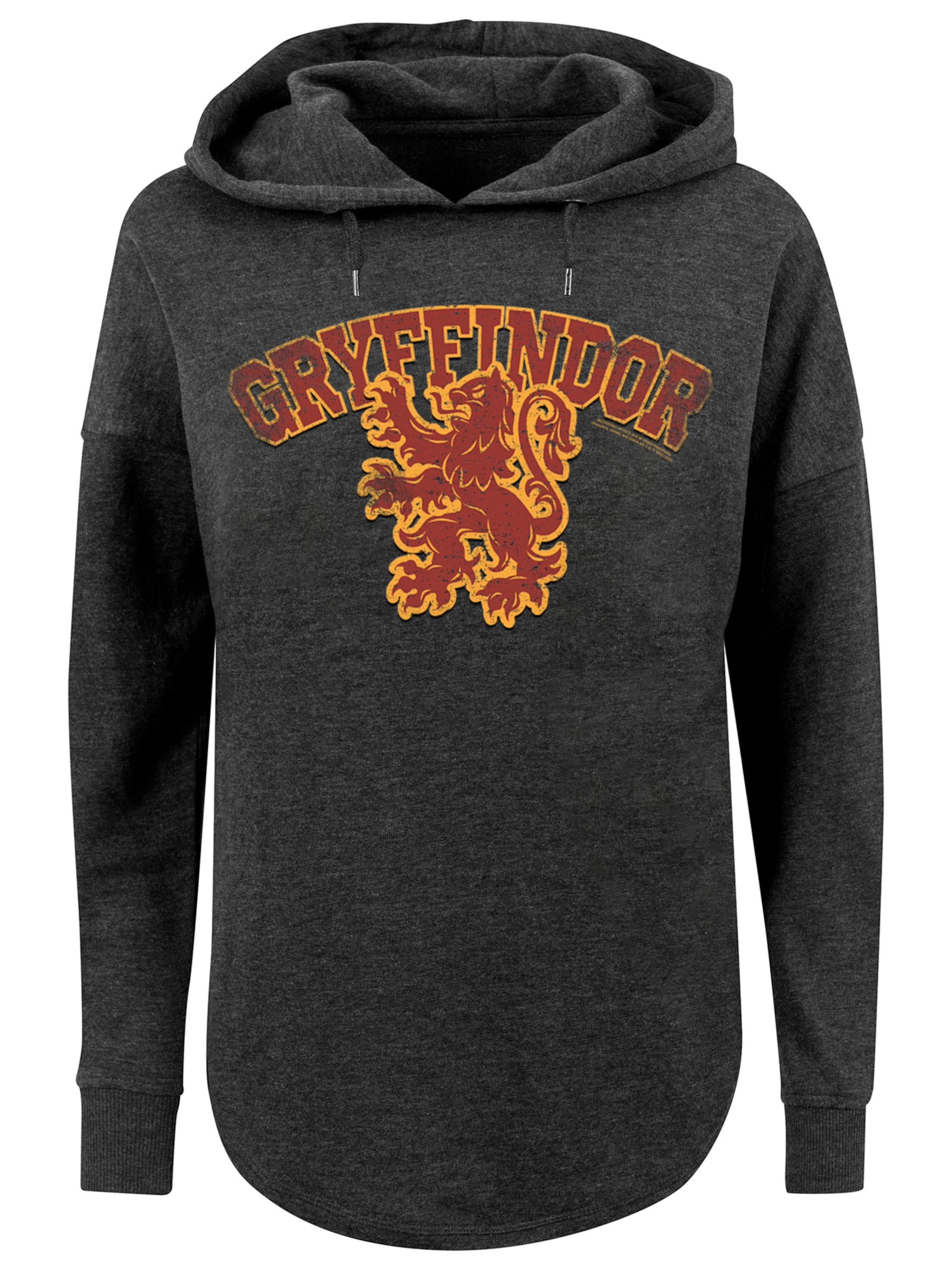 Sweat-shirt 'Harry Potte Gryffindor' F4NT4STIC en gris : devant