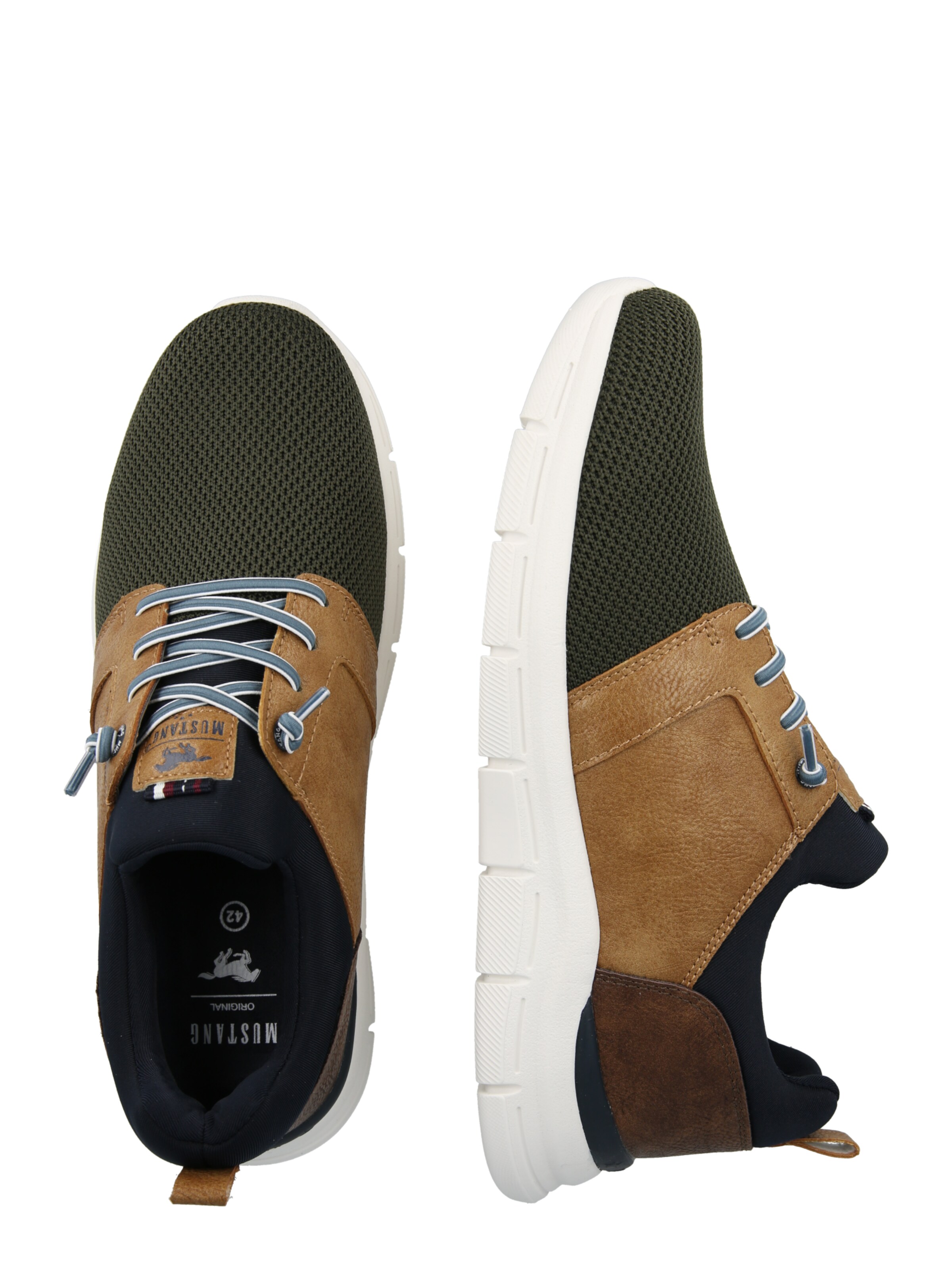 MUSTANG Platform trainers in Green