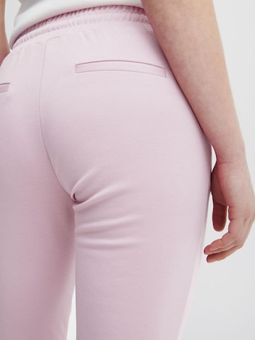 ICHI Slim fit Trousers 'Kate' in Pink