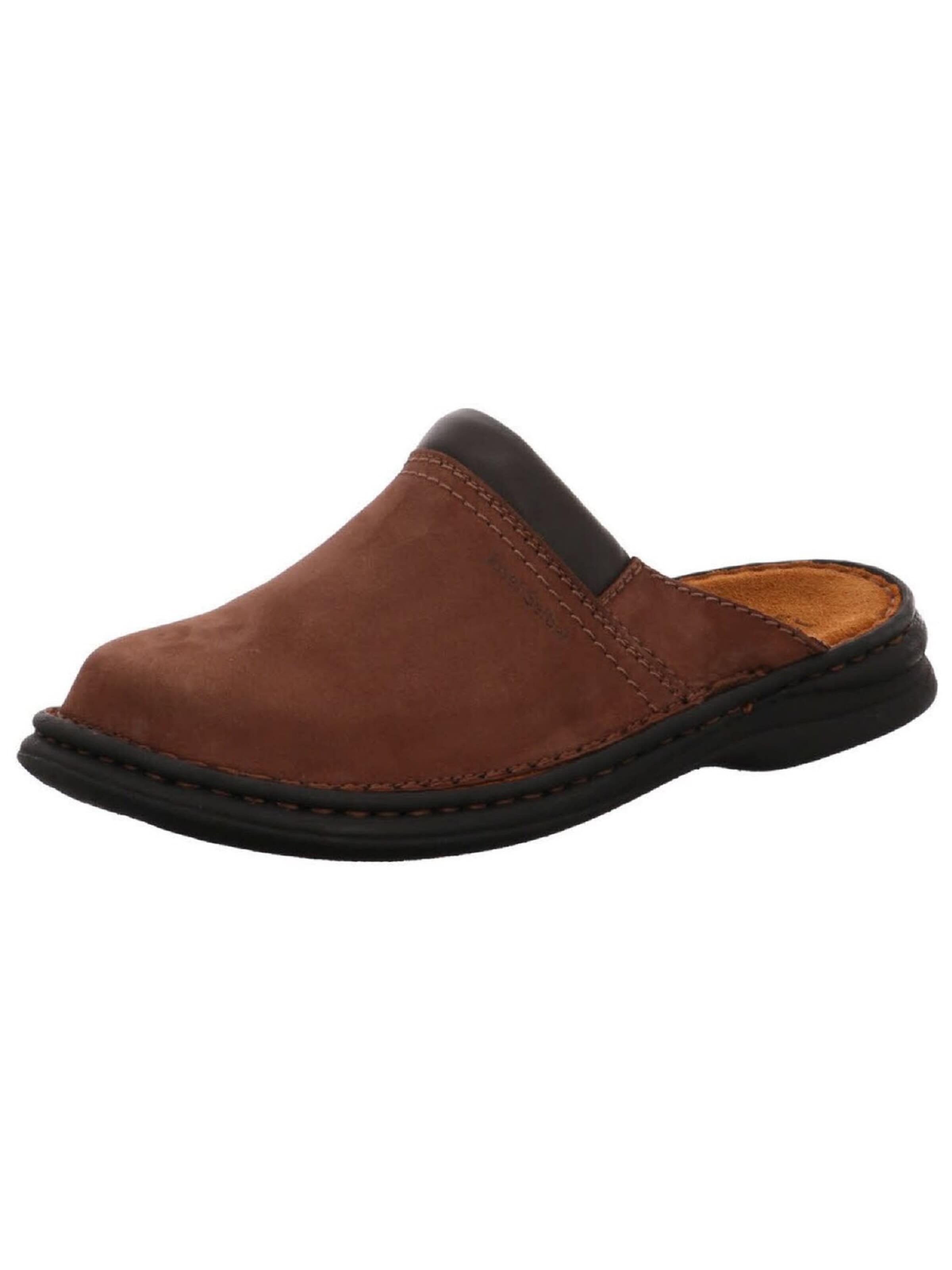 Zoccoletto 'Pantolette Herren 1066311/340 Echtleder in braun' di JOSEF SEIBEL in marrone: frontale