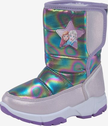 Disney Die Eiskönigin Snowboots in Lila: predná strana