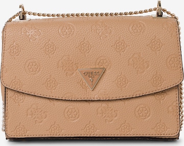 GUESS Umhängetasche Cresidia in Braun: Vorderseite