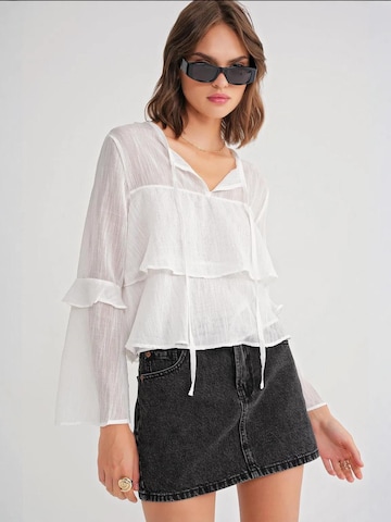 Chemisier MixRay en blanc