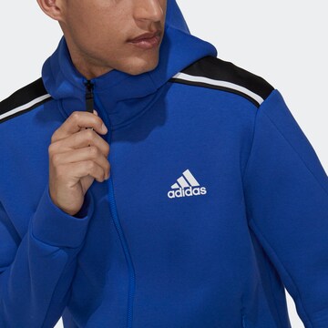 Veste de survêtement ADIDAS SPORTSWEAR en bleu