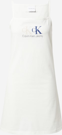 Vasarinė suknelė iš Calvin Klein Jeans, spalva – tamsi smėlio / mėlyna / balta, Prekių apžvalga