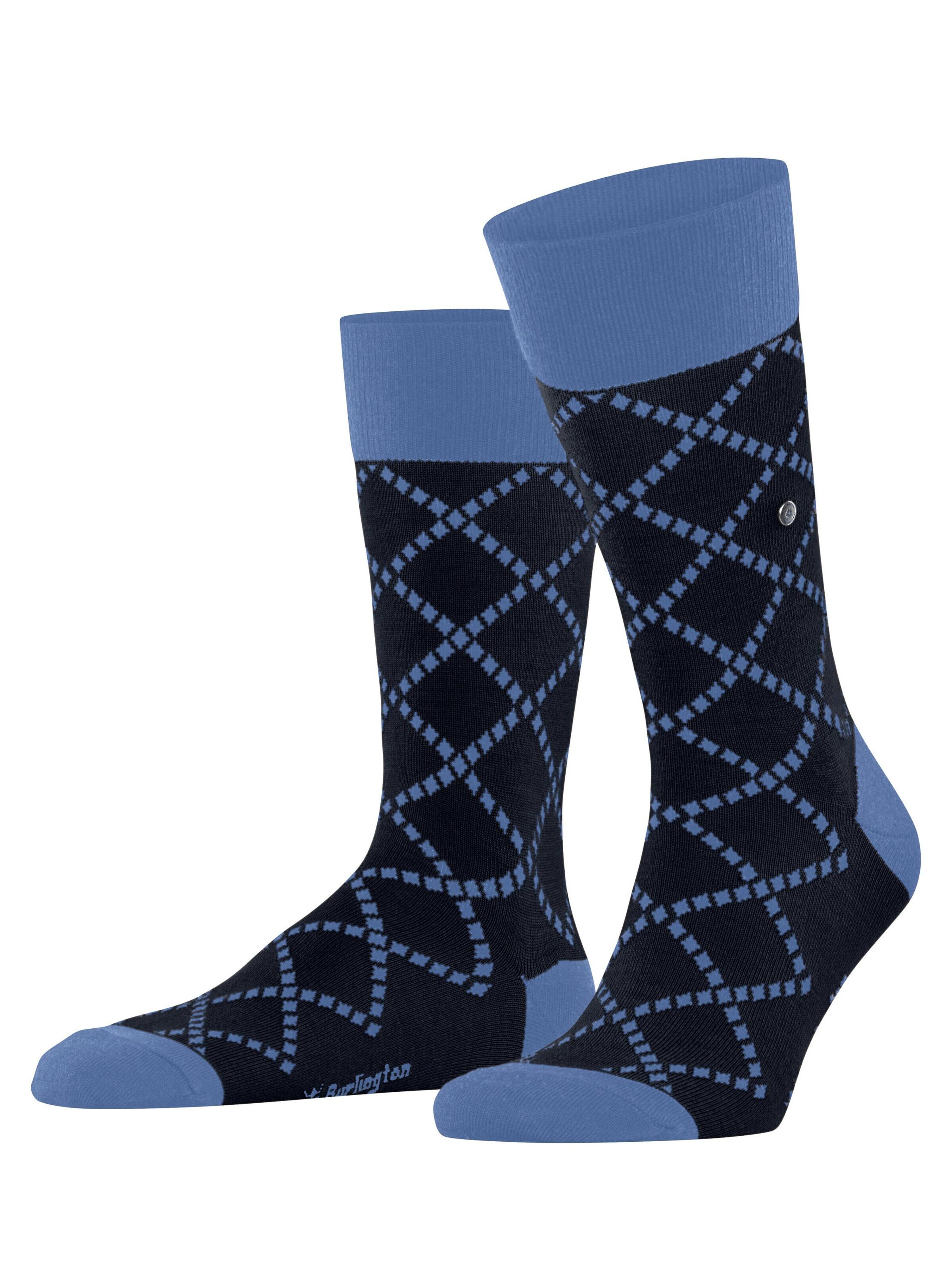 BURLINGTON Socks 'Ferry Road' in Blue: front