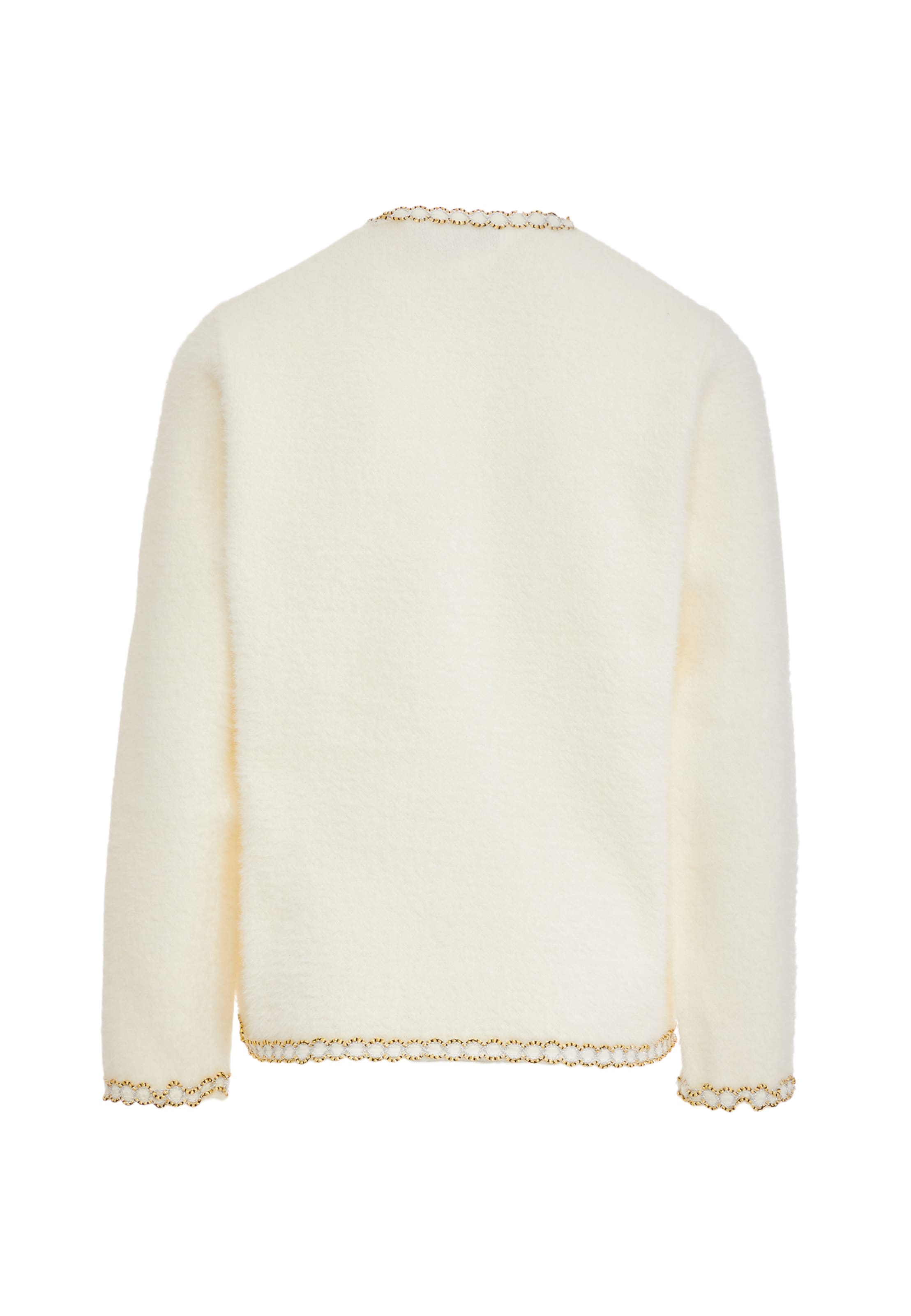 CARNEA Вязаная кофта в Белый