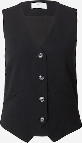 ABOUT YOU x Iconic by Tatiana Kucharova Suit Vest in Black: front