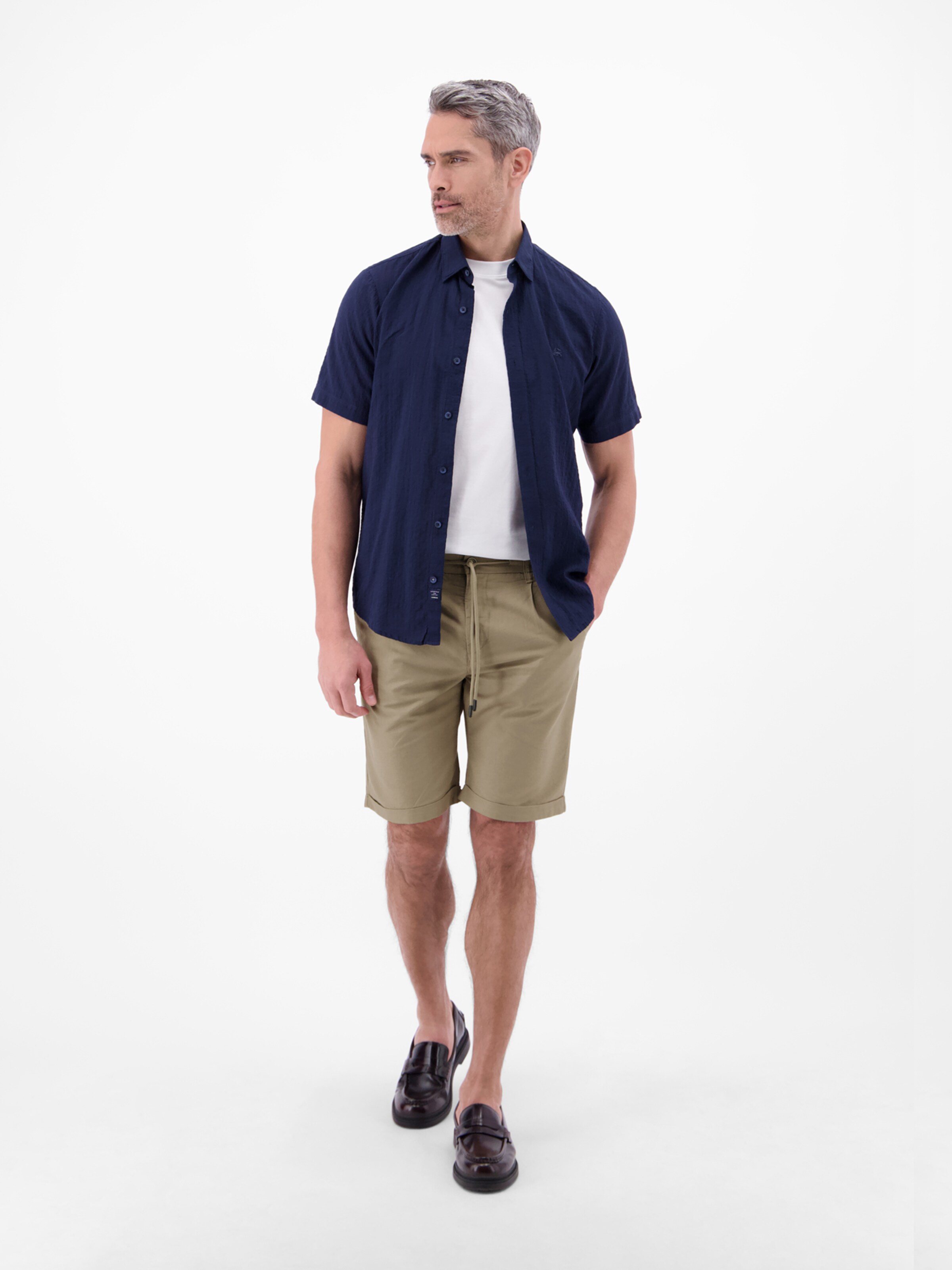 LERROS Regular Broek in Beige: voorkant