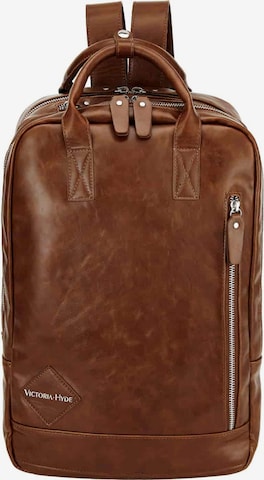 Victoria Hyde Rucksack ' Cowboy ' in Braun: predná strana