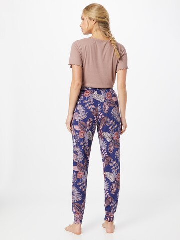 Hunkemöller Pyjamabroek 'Funky Jungle' in Blauw