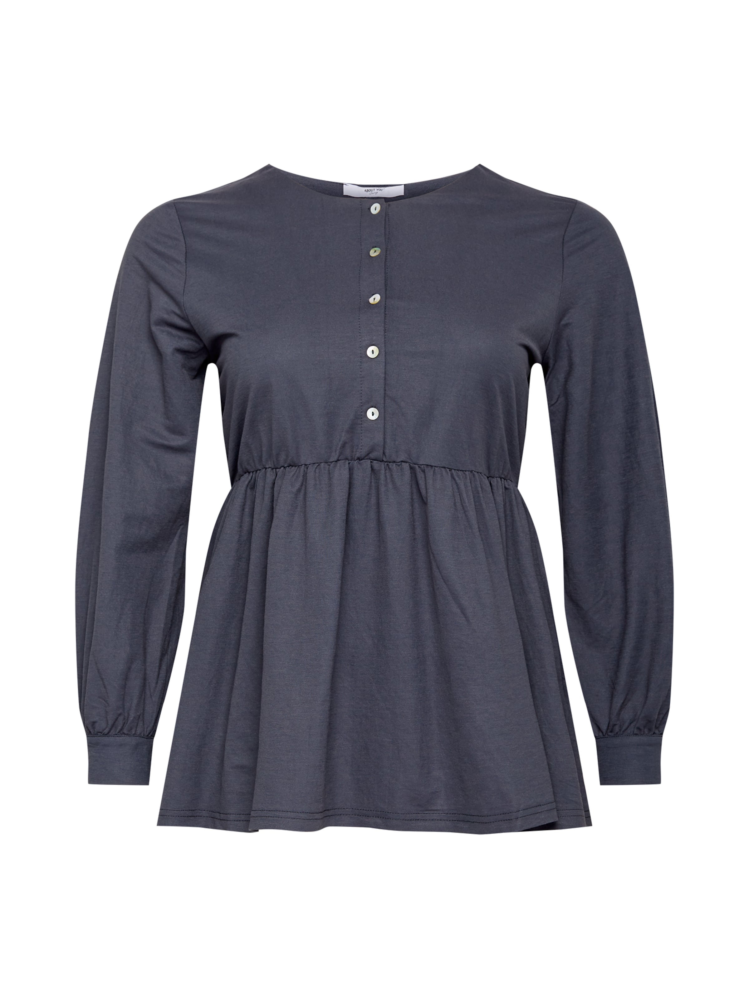 ABOUT YOU Curvy Μπλούζα 'Ronja' σε γκρι: μπροστά