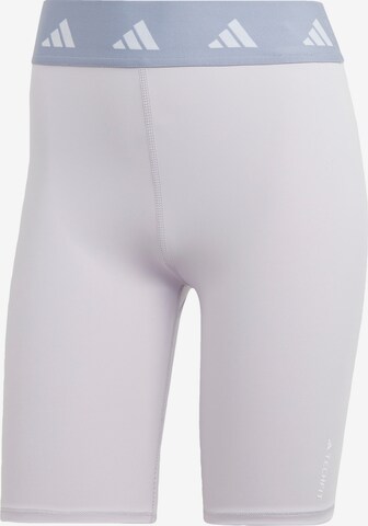 ADIDAS PERFORMANCE Skinny Sportbroek 'Techfit Bike' in Lila: voorkant