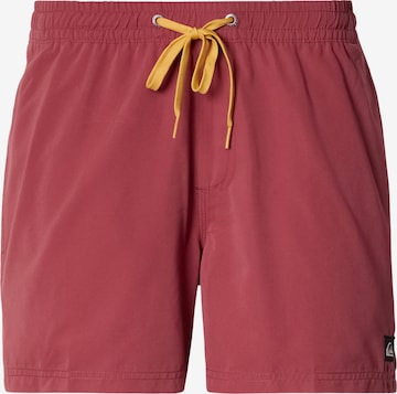 QUIKSILVER Плавательные шорты 'Solid 15' в Красный: спереди