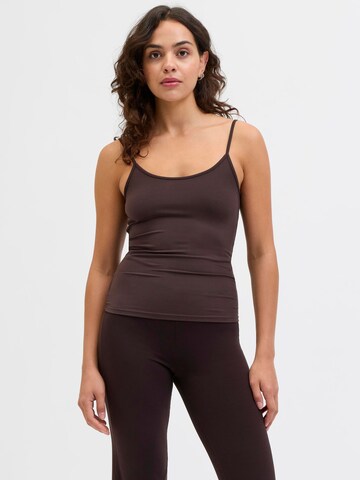 JJXX Top in Bruin: voorkant