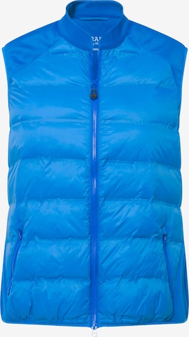 Ulla Popken Bodywarmer in Blauw: voorkant