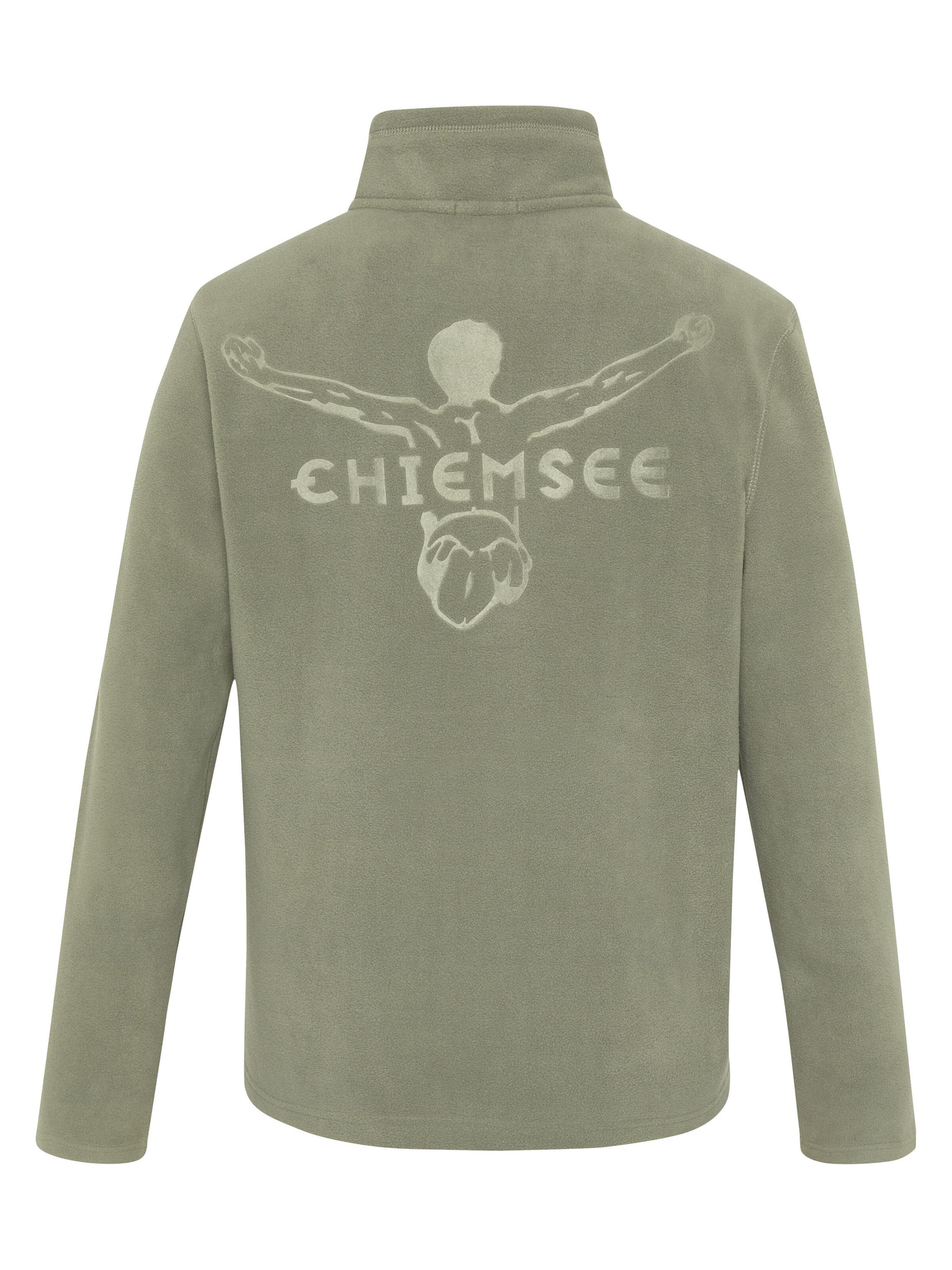 CHIEMSEE Fleece Jacket in Green