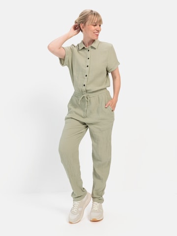 CAMEL ACTIVE Jumpsuit aus sommerlichem Musselin in Grün