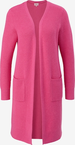 s.Oliver Knit Cardigan in Pink: front