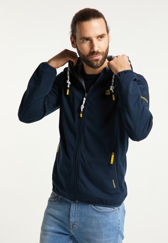 Schmuddelwedda Jacke in Blau: Vorderseite