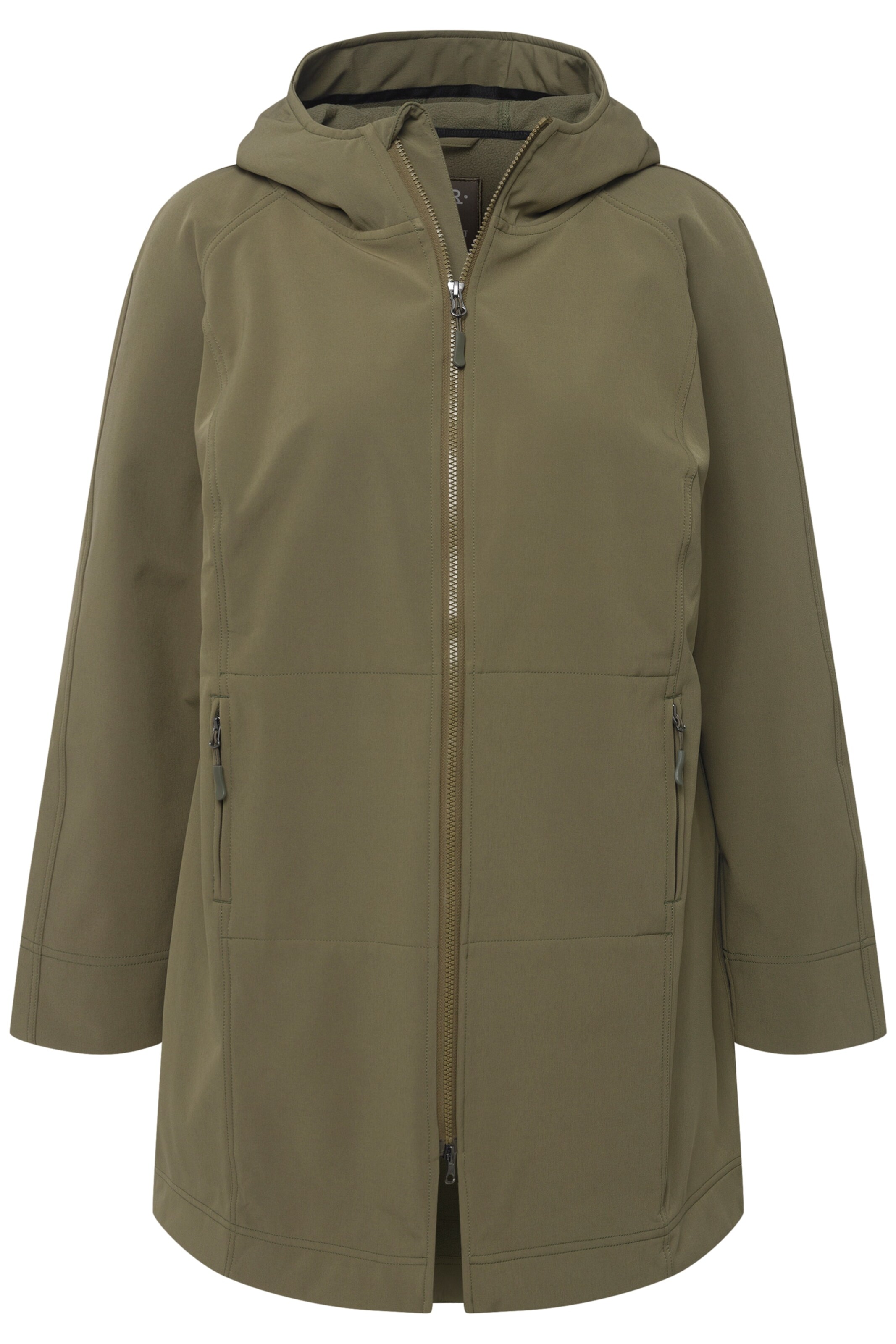 Ulla Popken Funktionsjacke in Grün: Vorderseite