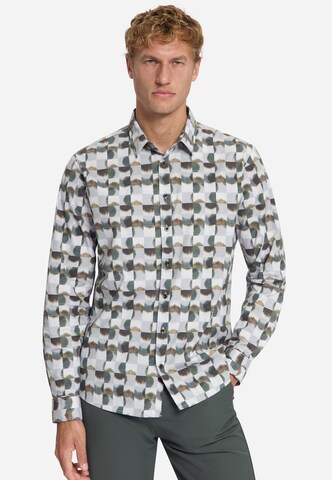 No Excess Regular fit Overhemd in Beige