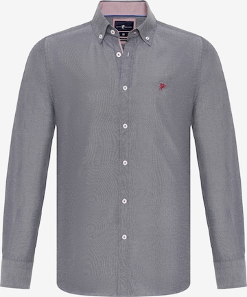 DENIM CULTURE Button Up Shirt in Grey: front