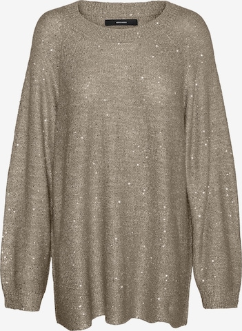 VERO MODA Pullover 'LEILANI' i brun: forside