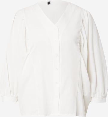 Camicia da donna di Trendyol in bianco: frontale