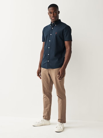 Next Slim fit Button Up Shirt in Blue
