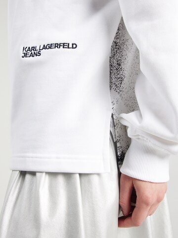 Felpa di KARL LAGERFELD JEANS in bianco