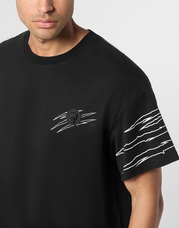 Plein Sport - Camiseta 'Scratch' en negro