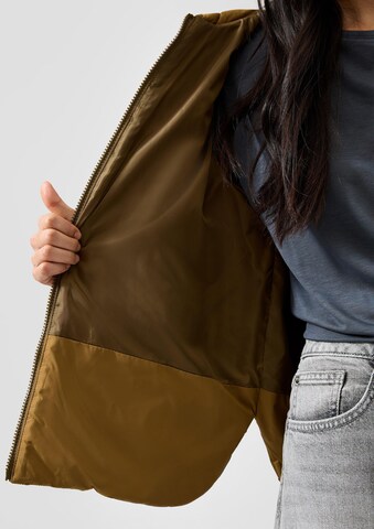 QS Between-Season Jacket in Yellow: front