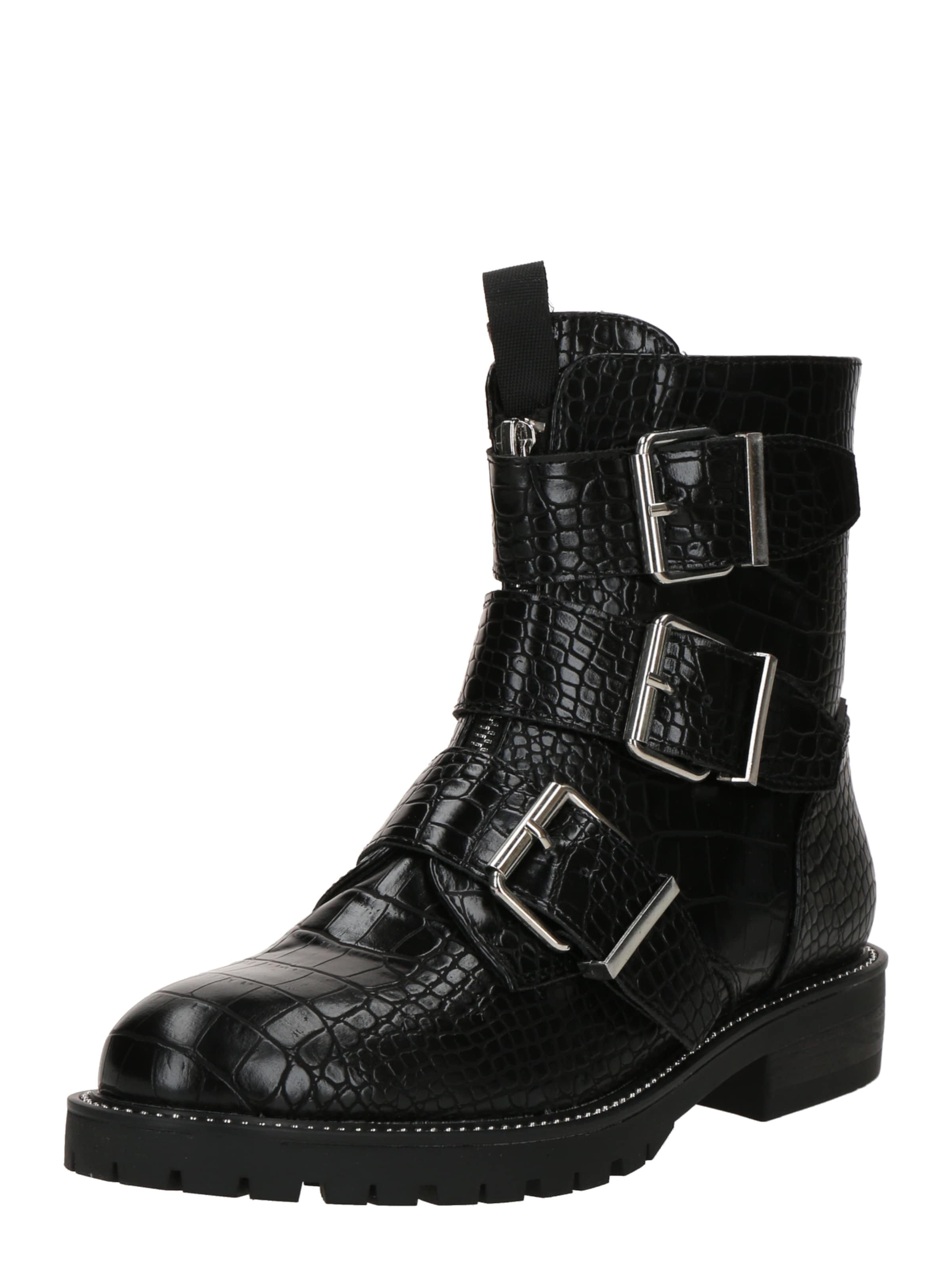 PS Poelman Boots σε μαύρο: μπροστά