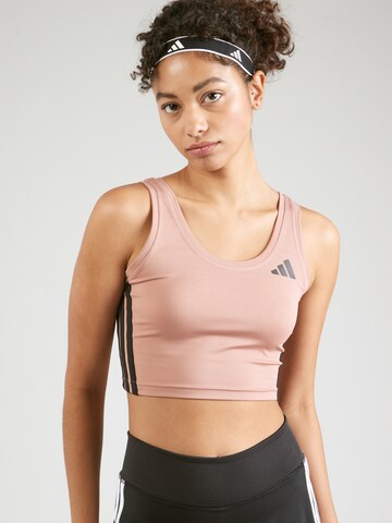 ADIDAS PERFORMANCE - Top deportivo en rosa: frente