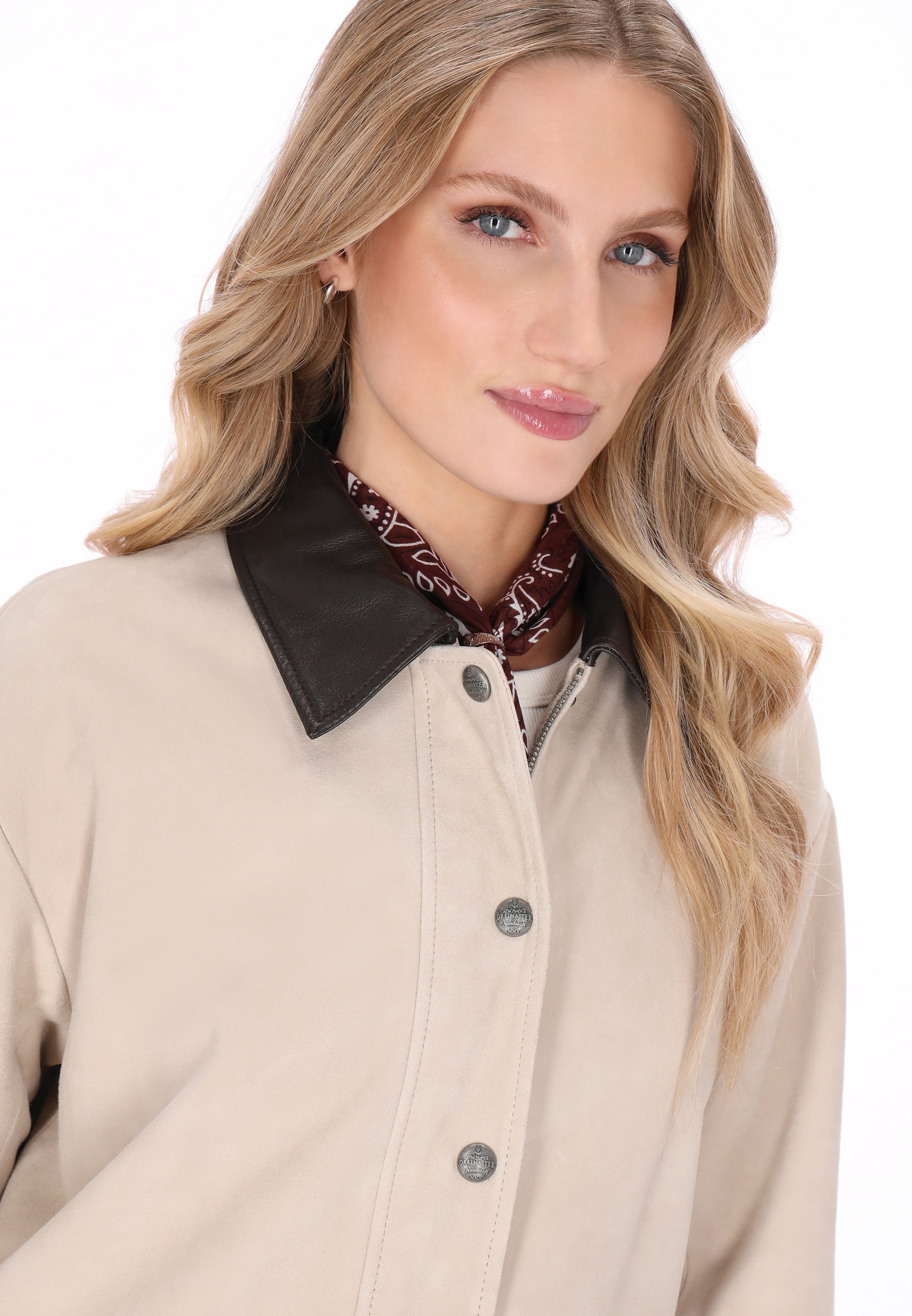 DreiMaster Vintage - Casaco meia-estação em branco