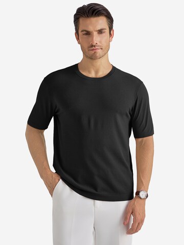Vantory - Camiseta en negro: frente