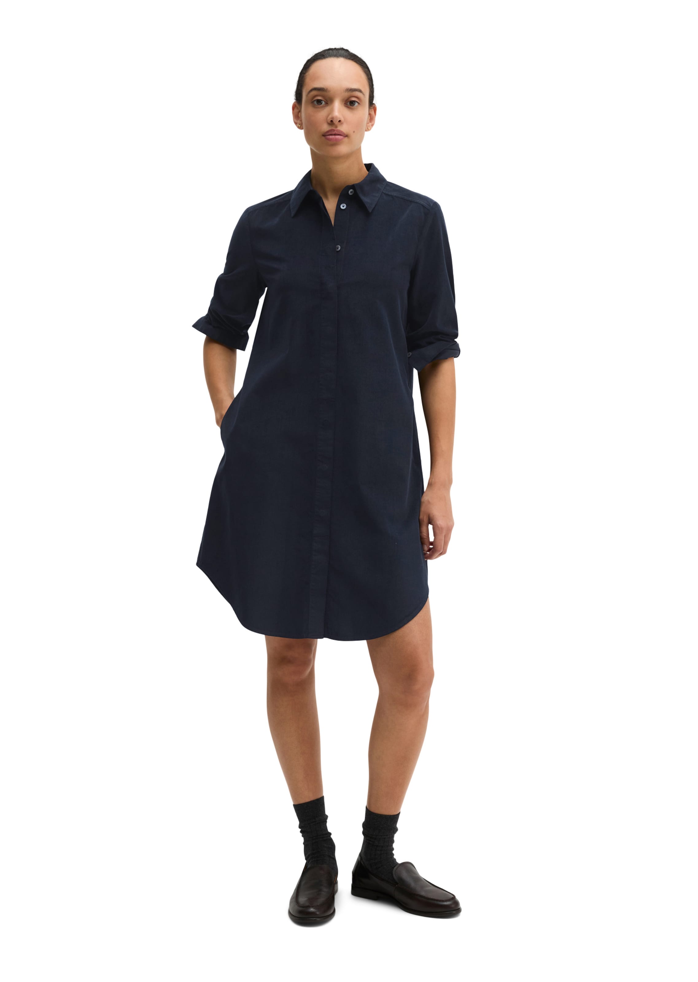 Robe-chemise Marc O'Polo en bleu : devant