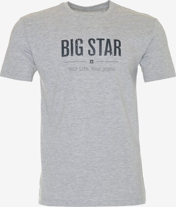 T-Shirt 'Bruno' BIG STAR en gris : devant