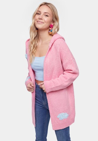IZIA Strickjacke in Pink: Vorderseite
