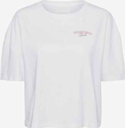 Noisy may Shirt 'NMAMY' in Pink / Black / White, Item view