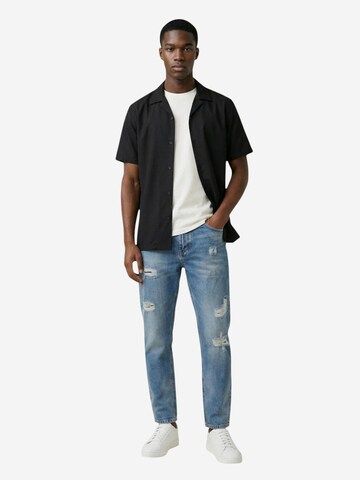 Regular fit Camicia di Gianni Lupo in nero