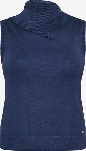 DreiMaster Klassik Sweater in Blue: front