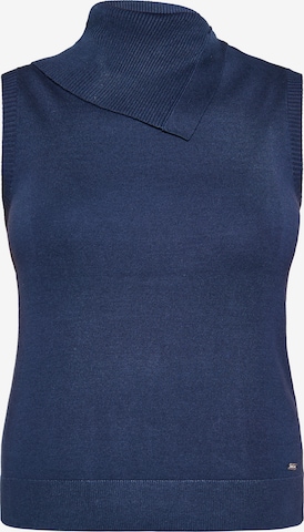 DreiMaster Klassik Neulepaita värissä sininen: etupuoli