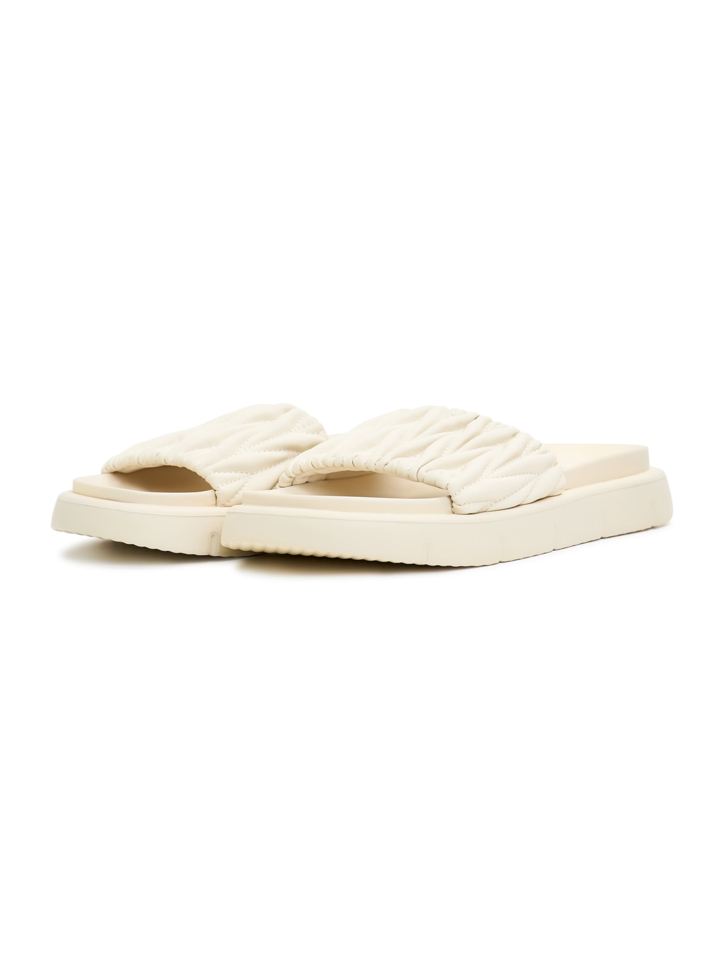 CESARE GASPARI Pantolette in Beige